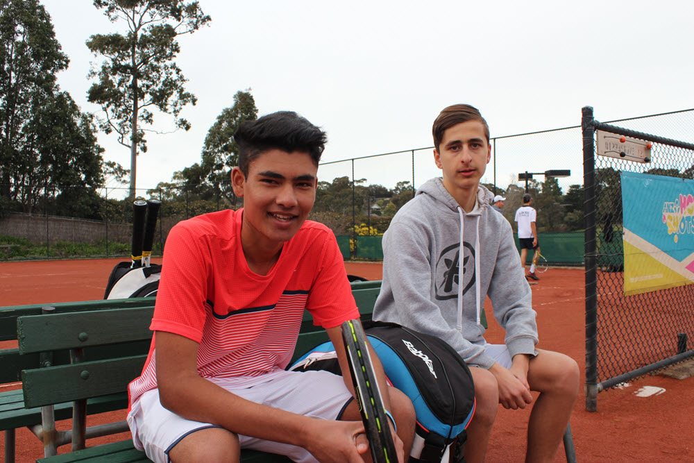 AK and Greg MCC Glen Iris Valley Tennis Club